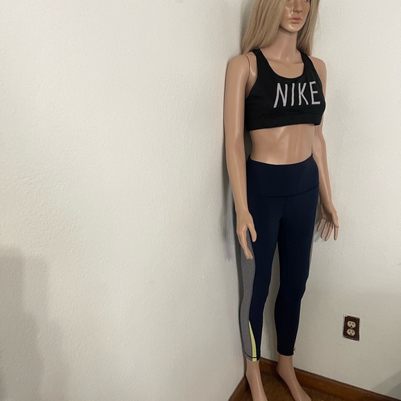 Lululemon Kick Serve Sweat Tight 25" -True Navy Heathered Slate / Sheer Lemon - Picture 7 of 15